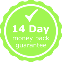 14 day money back gaurantee 400x400